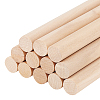 Round Wooden Sticks WOOD-WH0131-17D-1