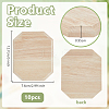 Unfinished Wood Board DIY-WH0591-308-2
