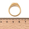 Stainless Steel Pave Colorful Cubic Zirconia Finger Rings SA-CBA90C5-04B-G-5