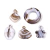 Ocean Opaque Acrylic Pendants OACR-T030-18M-2