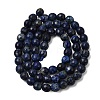 Natural Dyed Lapis Lazuli Beads Strands LS-G-G059-6mm-5