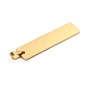 Ion Plating(IP) 304 Stainless Steel Pendants LS-STAS-D142-01A-G-2