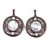 Natural Howlite Pendants G-Q158-03-03-1