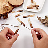 Resin & Walnut Wood Big Pendants RESI-TAG0001-02-5