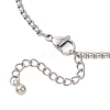 304 Stainless Steel Box Chain Bracelet Making AJEW-JB01505-4