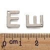 Tarnish Resistant 304 Stainless Steel Letter Charms LS-X-STAS-O072-E-3