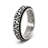 Rotatable Titanium Steel Finger Ring PW-WGB0425-20-1