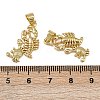 Brass Pendants KK-I358-057G-02-3