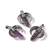 Natural & Synthetic Gemstone Pendants G-G855-08AS-2