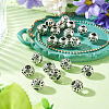 20Pcs Tibetan Style European Beads MPDL-TADJ0001-01-5