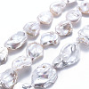 Natural Keshi Pearl Beads Strands PEAR-S020-V01-2