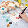 20Pcs 10 Colors Adhesive Wax Seal Stickers DIY-TA0003-49-5