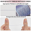 6 Rolls 6 Colors Polyester Braided Cord WCOR-CY0001-02A-5