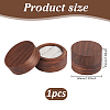 2-Slot Round Wood Ring Storage Boxes CON-HY0001-05D-2