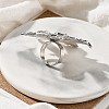 Flower Alloy Adjustable Rings for Women LS-RJEW-B108-01P-3