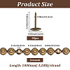 5Bags Flower Iron Decoration Strip FIND-GF0008-41A-AB-2
