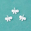 925 Sterling Silver Bowknot Charms STER-A048-20S-1