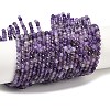 Natural Amethyst Beads Strands X-G-A252-A03-01-2