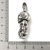 316 Surgical Stainless Steel Pendants STAS-Z073-104AS-3