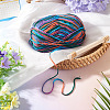 Polyester Fibers Knitting Yarn DIY-TADJ0002-005D-6