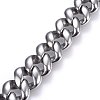 304 Stainless Steel Curb Chains Bracelets BJEW-E346-18P-2