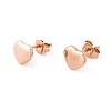 6 Pairs 304 Stainless Steel Heart Stud Earrings for Women EJEW-A067-21-2