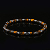 Natural Yellow Tiger Eye Beads Stretch Bracelet for Men IN5542-1