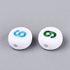 Opaque Acrylic Beads SACR-Q001-12D-3