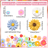 200Pcs 7 Styles Opaque Resin Cabochons RESI-SP0001-31-2