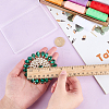 Brass Rhinestone Applique DIY-FG0009-88B-3