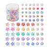 700Pcs 7 Styles Opaque Resin Cabochons CRES-CD0001-07-2