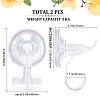 Transparent Plastic Suction Cup Hook Hangers AJEW-WH0312-92-2