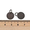 Brass Stamping Blank Tag Charms KK-C3050-B-NF-3
