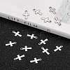 Tarnish Resistant Cross Stainless Steel Charms Pendants X-STAS-Q168-07-5