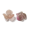 Two-tone Opaque Acrylic Bead Caps OACR-G034-03A-2