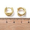 Rack Plating Brass Criss Cross Hoop Earrings for Women X-EJEW-B014-15G-4
