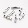 Antique Silver Rectangle Tibetan Style Alloy Chandelier Components Links X-TIBE-A22146-AS-FF-1