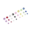 1920Pcs 3 Style Spray Painted Crackle Glass Beads CCG-CJ0001-04-8