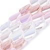 Electroplate Mixed Styles Glass Beads Strands EGLA-N022-10B-A01-1