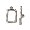 Non-Tarnish 304 Stainless Steel Toggle Clasps STAS-Q324-03P-1