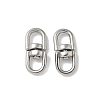 304 Stainless Steel Double Eye Swivel Clasps STAS-L300-011B-P-1