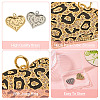 2Pcs 2 Colors Brass Micro Pave Cubic Zirconia Pendants KK-TA0002-20-5