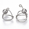 Rack Plating Alloy Wire Wrapped Pendants LS-PALLOY-S132-152P-RS-2