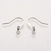 Brass French Earring Hooks KK-Q366-P-NF-2