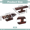 T Bar Wooden Watch Organizer Display Stands ODIS-WH0099-209B-2