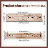 2Pcs 2 Styles Composite Board Cutting Die Leather Keychains Stencils DIY-UN0007-32A-2