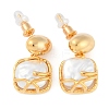 Brass Dangle Earring EJEW-L288-003G-2
