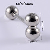 304 Stainless Steel Tongue Rings WG96350-05-1