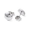Non-Tarnish 304 Stainless Steel Hexagon Stud Earrings for Women LS-EJEW-I285-04A-P-2