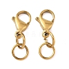 304 Stainless Steel Lobster Claw Clasps STAS-K313-01E-G-1